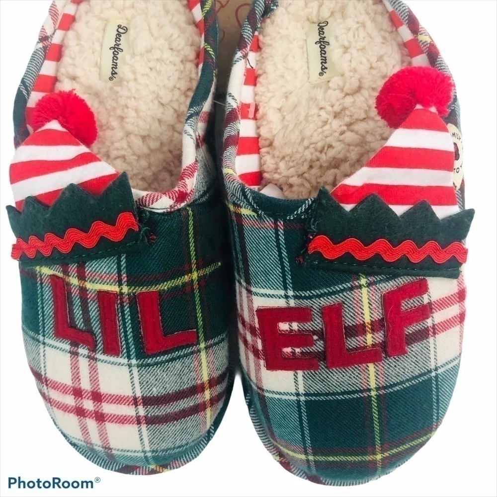 NWT DEARFORMS Children’s Christmas Slipper Sz 4/5